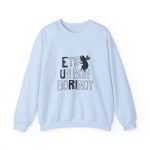 Sudadera cuello redondo - Azul claro - Camiseta «Ets un bon borinot»
