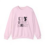 Sudadera cuello redondo - Rosa claro - Camiseta «Ets un bon borinot»