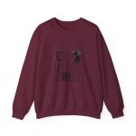 Sudadera cuello redondo - Granate - Camiseta «Ets un bon borinot»