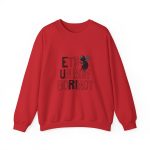 Sudadera cuello redondo - Rojo - Camiseta «Ets un bon borinot»