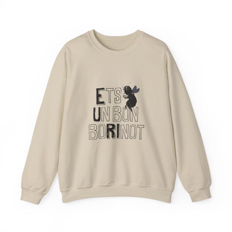 Sudadera cuello redondo - Arena - Camiseta «Ets un bon borinot»