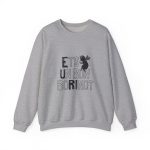 Sudadera cuello redondo - Gris deportivo - Camiseta «Ets un bon borinot»