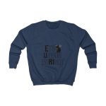 Sudadera infantil - Azul marino Oxford - Camiseta «Ets un bon borinot»