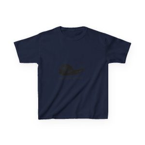 Camiseta infantil algodon grueso - Azul marino - Camiseta Caragol Bover Cans
