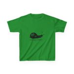 Camiseta infantil algodon grueso - Verde irlandes - Camiseta Caragol Bover Cans