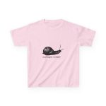 Camiseta infantil algodon grueso - Rosa claro - Camiseta Caragol Bover Cans