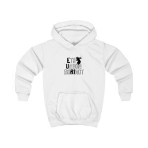 Sudadera con capucha infantil - Blanco artico - Camiseta «Ets un bon borinot»