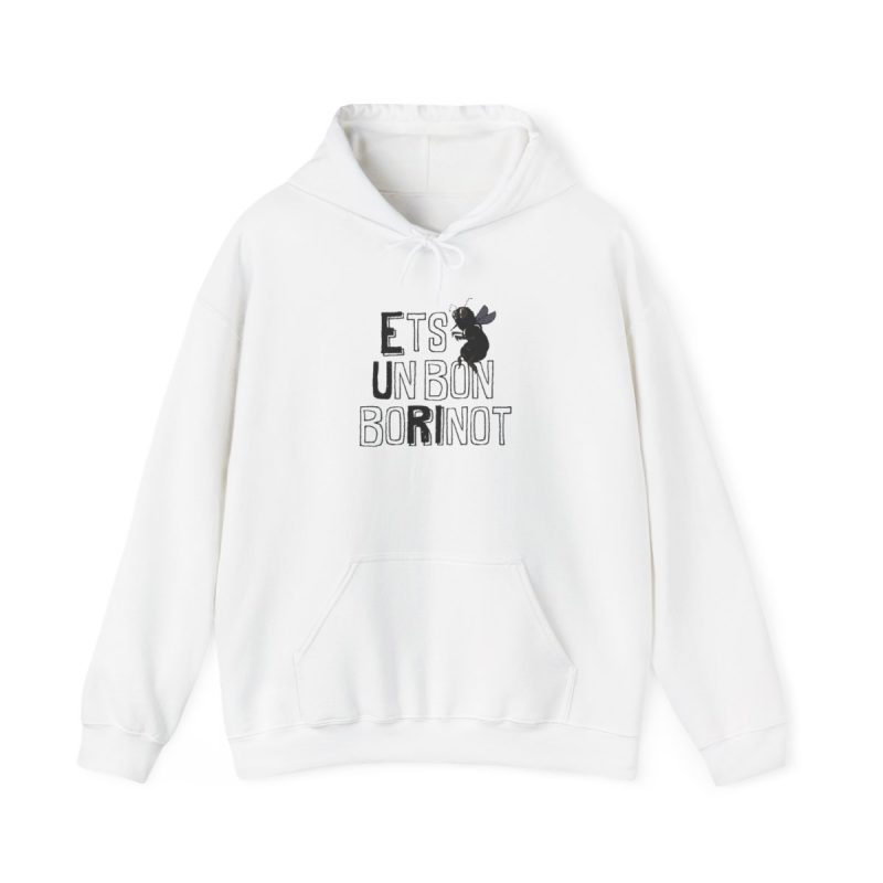 Sudadera con capucha - Blanco - Camiseta «Ets un bon borinot»