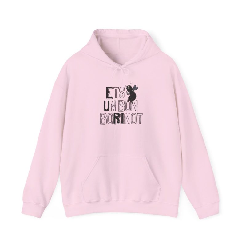 Sudadera con capucha - Rosa claro - Camiseta «Ets un bon borinot»