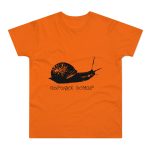 Camiseta hombre punto liso - Naranja - Camiseta Caragol Bover Cans