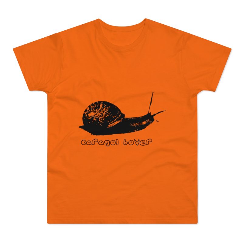 Camiseta hombre punto liso - Naranja - Camiseta Caragol Bover Cans