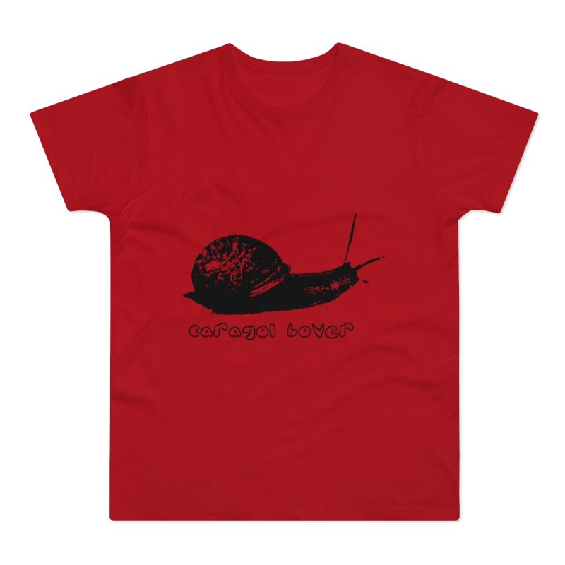 Camiseta hombre punto liso - Rojo - Camiseta Caragol Bover Cans