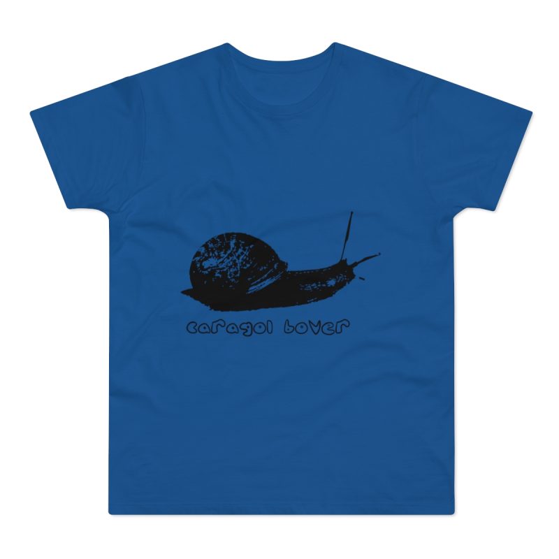 Camiseta hombre punto liso - Azul royal intenso - Camiseta Caragol Bover Cans