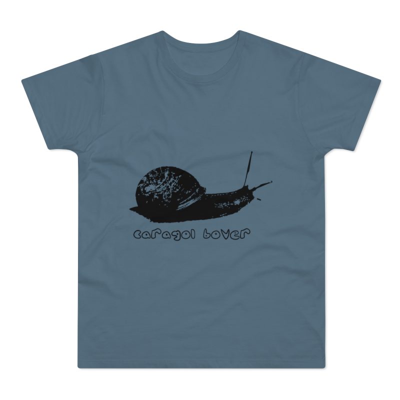 Camiseta hombre punto liso - Azul piedra - Camiseta Caragol Bover Cans