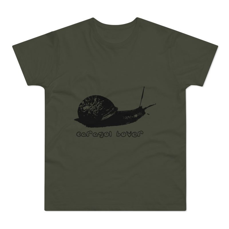 Camiseta hombre punto liso - Caqui urbano - Camiseta Caragol Bover Cans