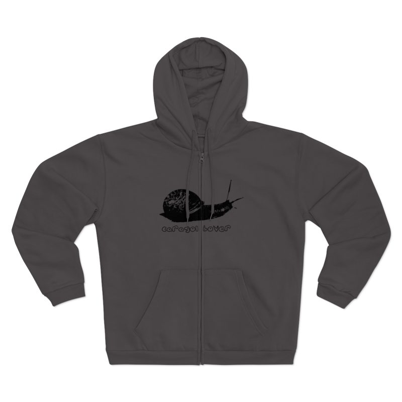 Sudadera capucha con cremallera premium - Antracita - Camiseta Caragol Bover Cans Sudadera capucha con cremallera premium - Antracita - Camiseta Caragol Bover Cans