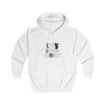 Sudadera con capucha y cremallera - Blanco artico - Camiseta «Ets un bon borinot» Sudadera con capucha y cremallera - Blanco artico - Camiseta «Ets un bon borinot»
