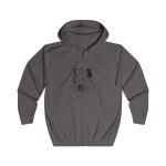 Sudadera con capucha y cremallera - Gris acero - Camiseta «Ets un bon borinot» Sudadera con capucha y cremallera - Gris acero - Camiseta «Ets un bon borinot»