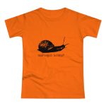 Camiseta mujer punto liso - Naranja - Camiseta Caragol Bover Cans