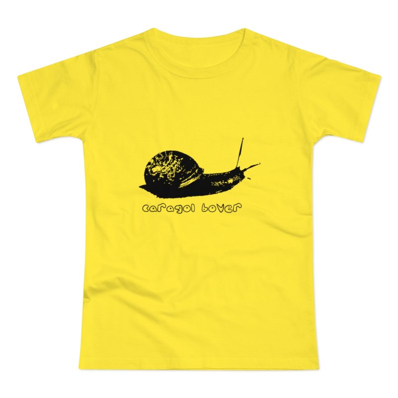 Camiseta mujer punto liso - Amarillo solar - Camiseta Caragol Bover Cans