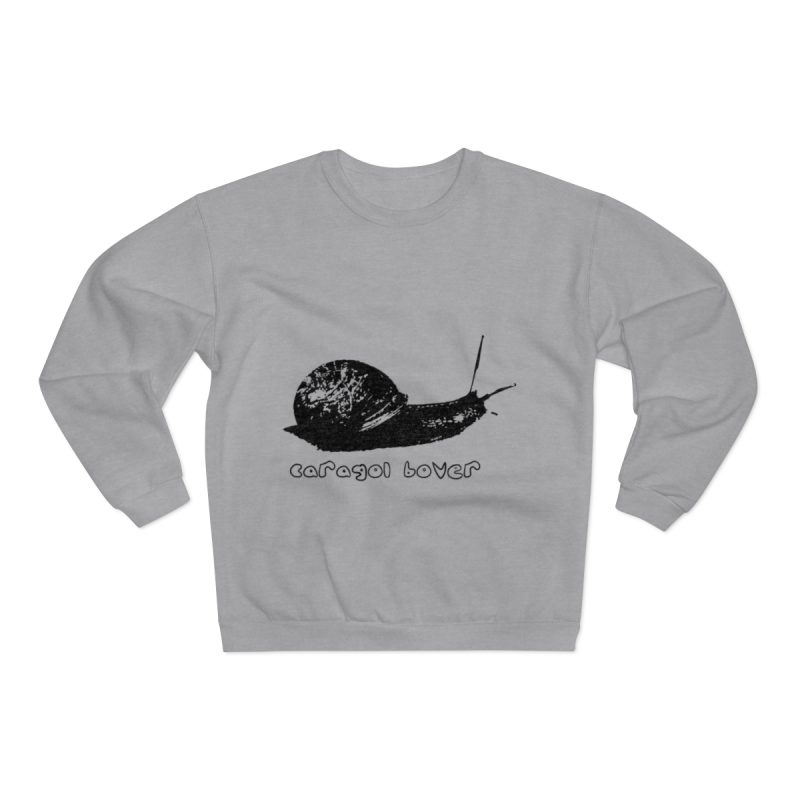 Sudadera cuello redondo premium - Gris jaspeado claro - Camiseta Caragol Bover Cans