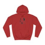 Sudadera universitaria - Rojo fuego - Camiseta «Ets un bon borinot»