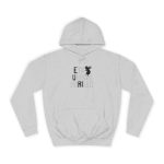 Sudadera universitaria - Gris jaspeado claro - Camiseta «Ets un bon borinot»