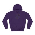 Sudadera universitaria - Morado - Camiseta «Ets un bon borinot»