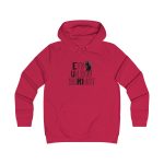 Sudadera universitaria mujer - Rojo fuego - Camiseta «Ets un bon borinot»