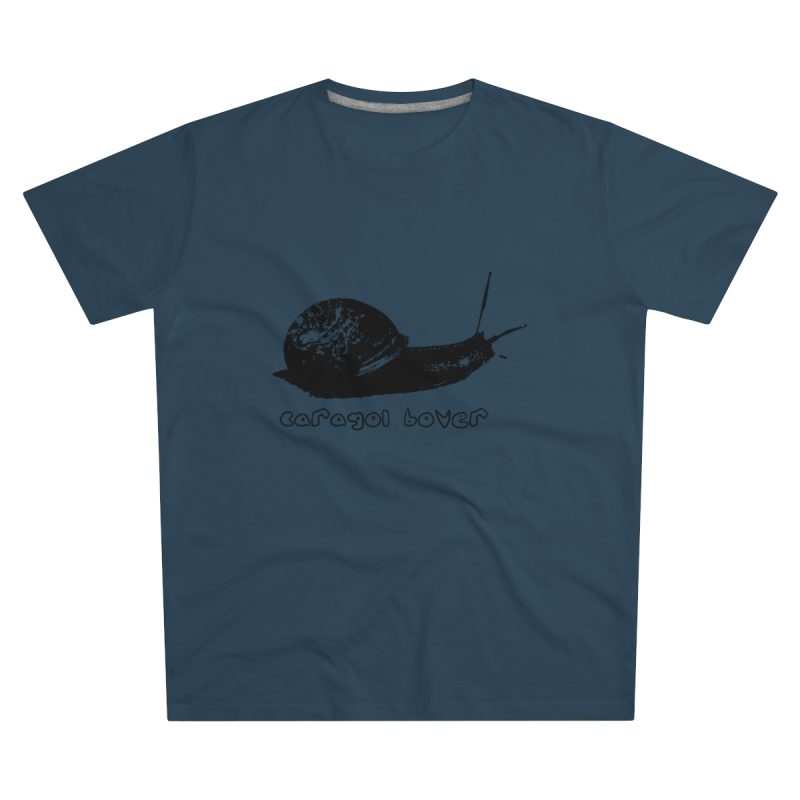 Camiseta hombre corte moderno - Azul vaquero - Camiseta Caragol Bover Cans
