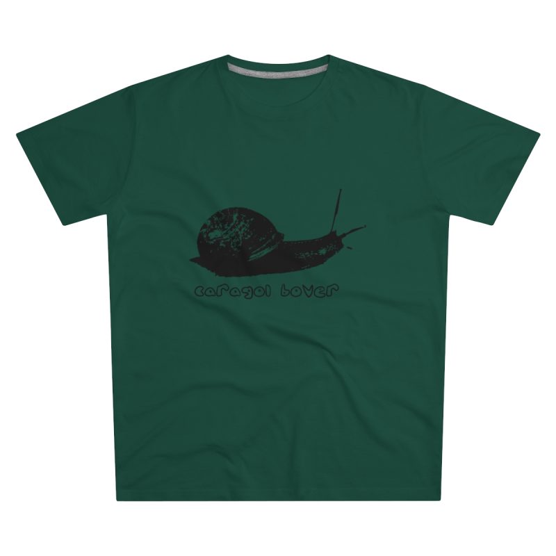 Camiseta hombre corte moderno - Verde botella - Camiseta Caragol Bover Cans