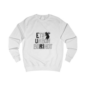 Sudadera clasica - Blanco artico - Camiseta «Ets un bon borinot»