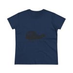 Camiseta mujer algodon medio - Azul marino - Camiseta Caragol Bover Cans