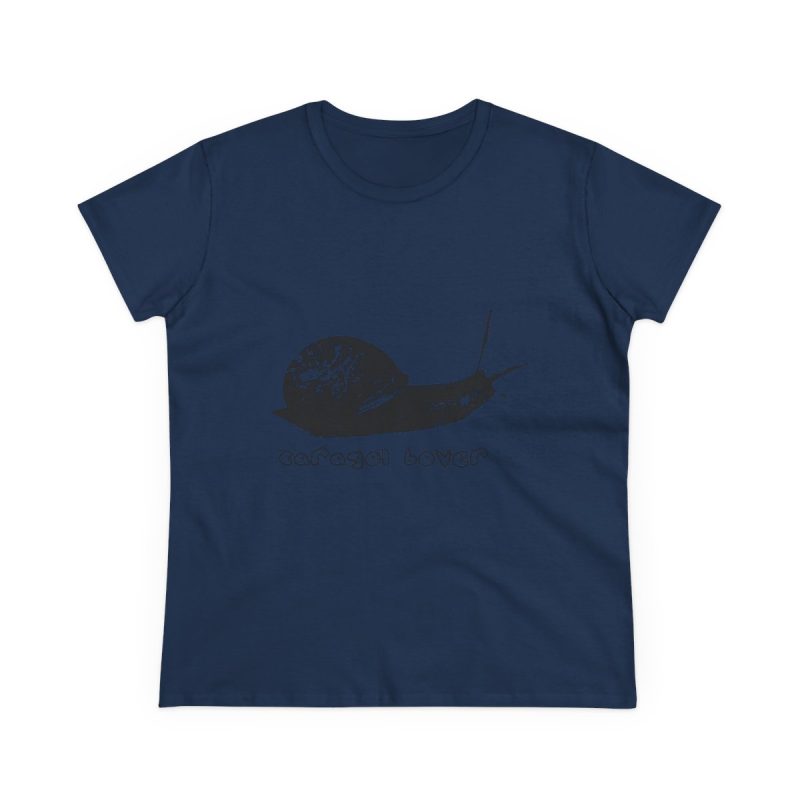 Camiseta mujer algodon medio - Azul marino - Camiseta Caragol Bover Cans