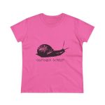 Camiseta mujer algodon medio - Rosa azalea - Camiseta Caragol Bover Cans