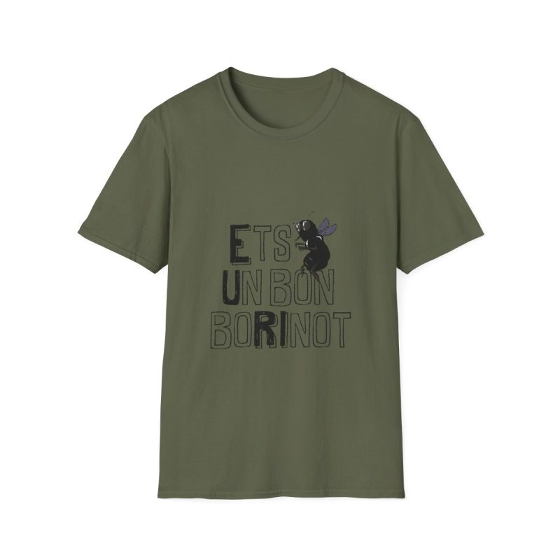 Camiseta Softstyle - Verde militar - Camiseta «Ets un bon borinot»