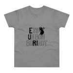 Camiseta hombre punto liso - Gris deportivo jaspeado - Camiseta «Ets un bon borinot» Camiseta hombre punto liso - Gris deportivo jaspeado - Camiseta «Ets un bon borinot»