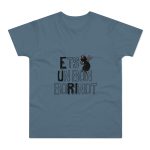 Camiseta hombre punto liso - Azul piedra - Camiseta «Ets un bon borinot» Camiseta hombre punto liso - Azul piedra - Camiseta «Ets un bon borinot»