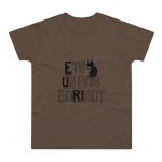 Camiseta hombre punto liso - Marron chocolate - Camiseta «Ets un bon borinot» Camiseta hombre punto liso - Marron chocolate - Camiseta «Ets un bon borinot»