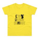 Camiseta hombre punto liso - Amarillo solar - Camiseta «Ets un bon borinot» Camiseta hombre punto liso - Amarillo solar - Camiseta «Ets un bon borinot»