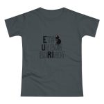 Camiseta mujer punto liso - Gris oscuro - Camiseta «Ets un bon borinot»