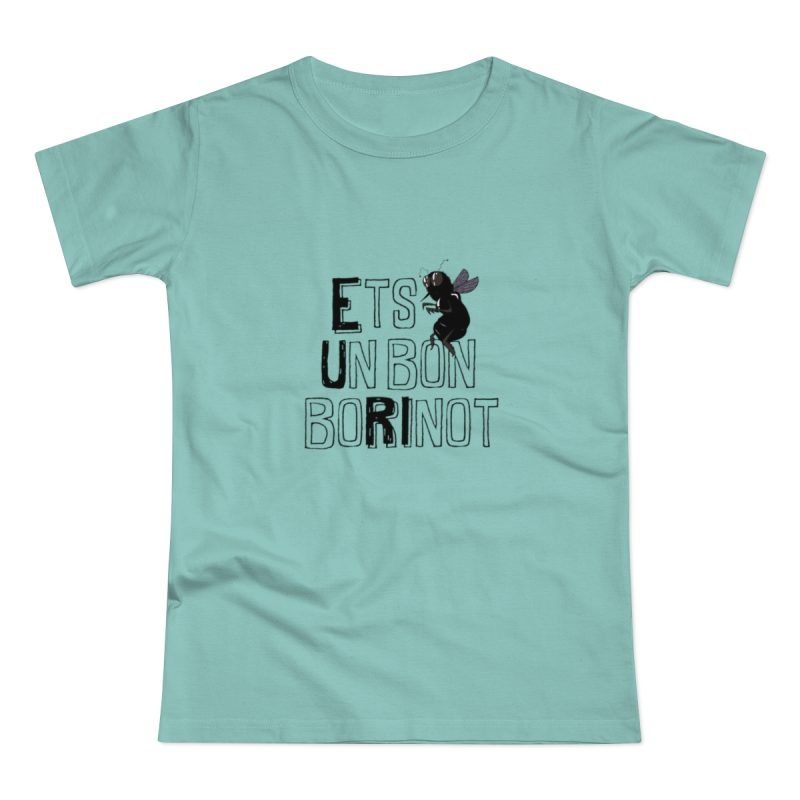 Camiseta mujer punto liso - Verde menta - Camiseta «Ets un bon borinot»