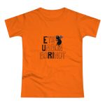 Camiseta mujer punto liso - Naranja - Camiseta «Ets un bon borinot»