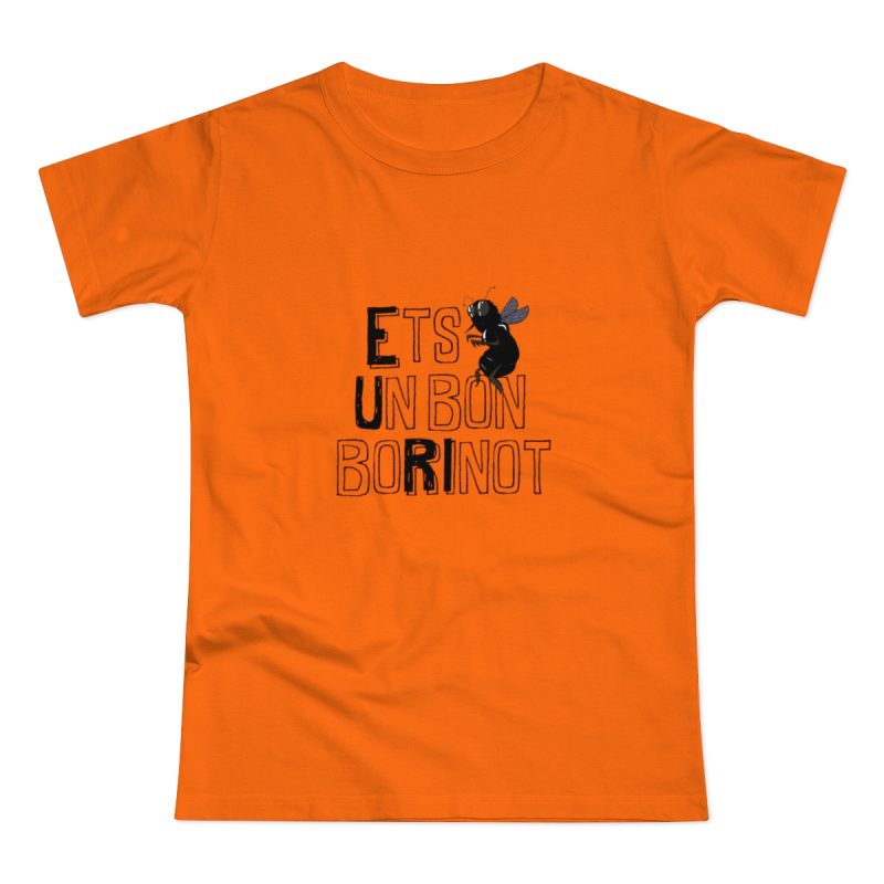 Camiseta mujer punto liso - Naranja - Camiseta «Ets un bon borinot»