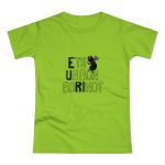 Camiseta mujer punto liso - Verde orquidea - Camiseta «Ets un bon borinot»