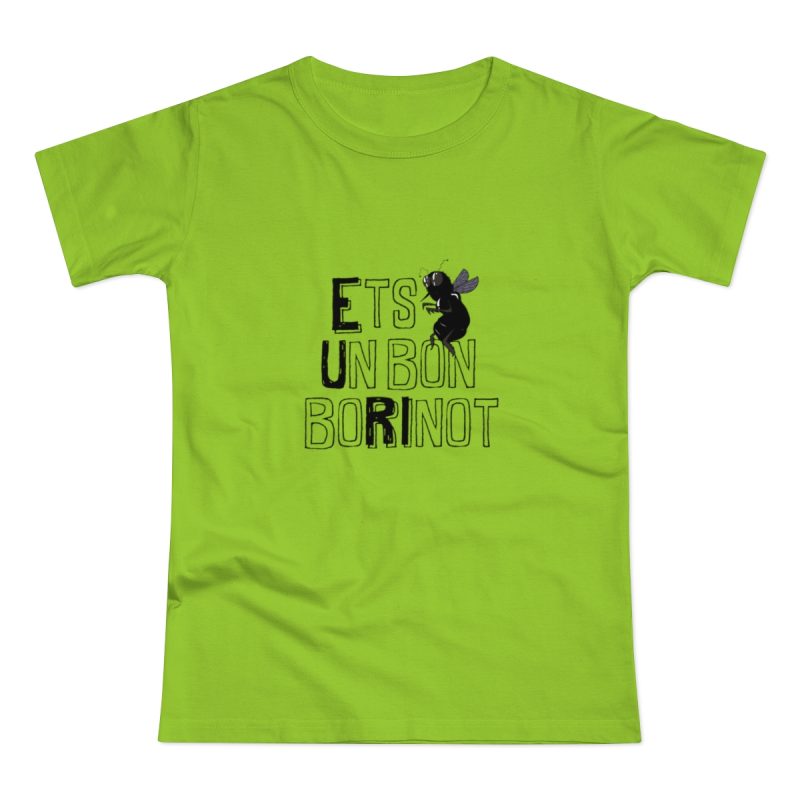 Camiseta mujer punto liso - Verde orquidea - Camiseta «Ets un bon borinot»