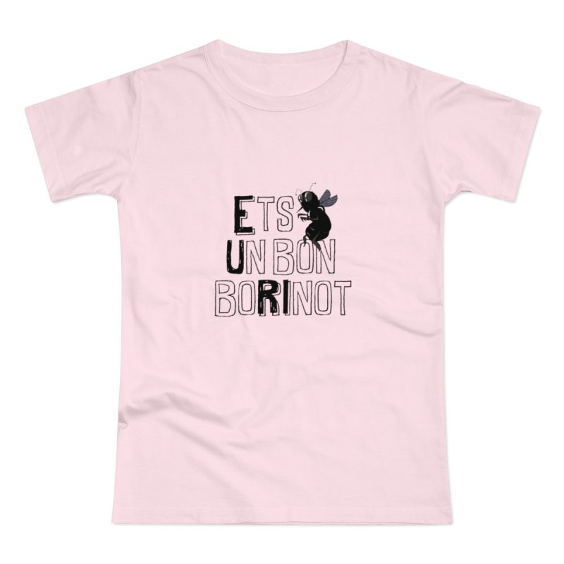 Camiseta mujer punto liso - Rosa orquidea - Camiseta «Ets un bon borinot»
