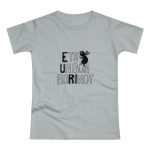 Camiseta mujer punto liso - Gris Pacifico - Camiseta «Ets un bon borinot»