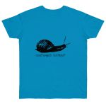 Camiseta punto liso - Azul atolon - Camiseta Caragol Bover Cans Camiseta punto liso - Azul atolon - Camiseta Caragol Bover Cans