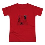 Camiseta mujer punto liso - Rojo - Camiseta «Ets un bon borinot»